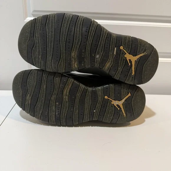 Jordan Air Jordan 10 Retro NYC Shoes Mens Size 8 Black Basketball 310805-012 - Picture 5 of 7